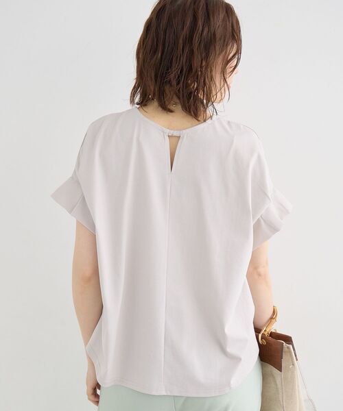 le.coeur blanc(ルクールブラン)の「ドライコットンタックスリーブプルオーバー(Tシャツ/カットソー・レディース・カーキオリーブ/ホワイト系その他/グレイッシュベージュ/ブラック/オフホワイト・38)」の21枚目の写真