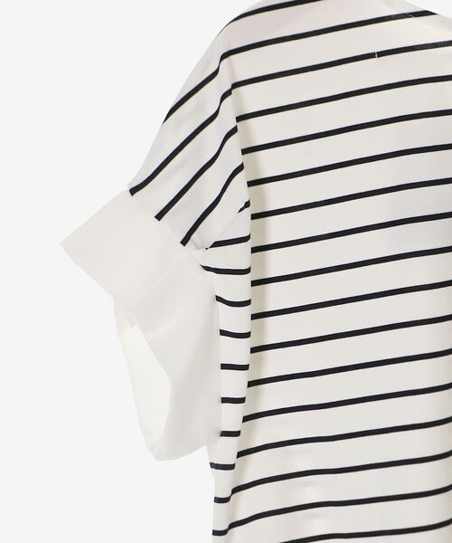 le.coeur blanc(ルクールブラン)の「ドライコットンタックスリーブプルオーバー(Tシャツ/カットソー・レディース・カーキオリーブ/ホワイト系その他/グレイッシュベージュ/ブラック/オフホワイト・38)」の12枚目の写真