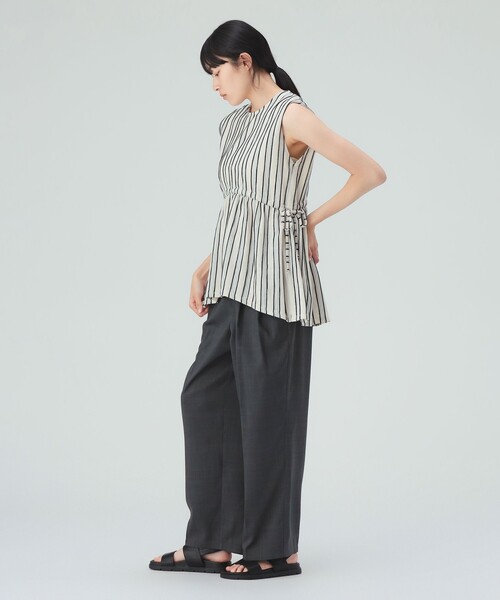 BEAMS HEART(ビームスハート)の「ストライプ カット プルオーバー(Tシャツ/カットソー・レディース・ホワイト系その他5/オフホワイト・FREE)」の4枚目の写真