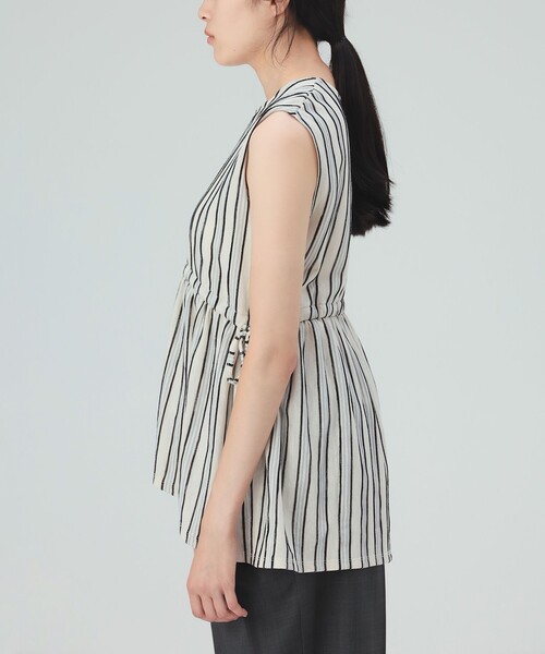 BEAMS HEART(ビームスハート)の「ストライプ カット プルオーバー(Tシャツ/カットソー・レディース・ホワイト系その他5/オフホワイト・FREE)」の12枚目の写真