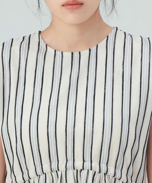 BEAMS HEART(ビームスハート)の「ストライプ カット プルオーバー(Tシャツ/カットソー・レディース・ホワイト系その他5/オフホワイト・FREE)」の14枚目の写真