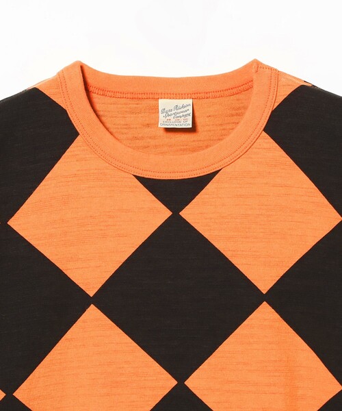 BEAMS BOY(ビームスボーイ)の「BUZZ RICKSON'S / LINE CREWMAN T SHIRT(Tシャツ/カットソー・レディース・オレンジ・MEDIUM)」の3枚目の写真