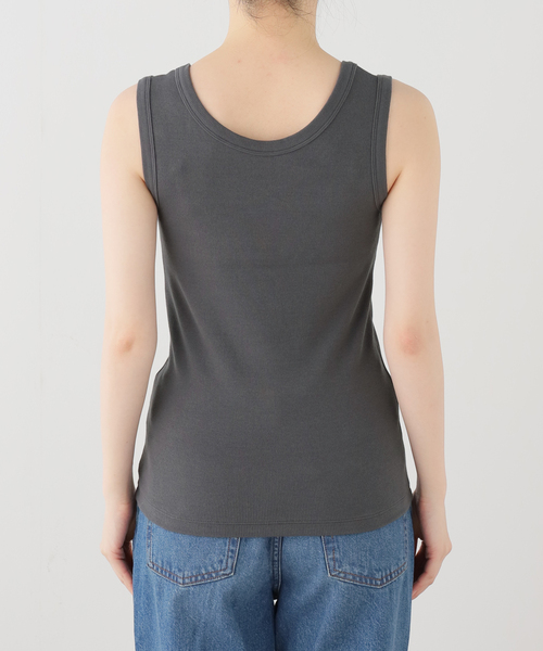 IENA(イエナ)の「《追加/UVカット》テレコストレッチフレンチノースリーブ(Tシャツ/カットソー・レディース・ホワイト/グレー/ブルー系その他/ベージュ・FREE)」の15枚目の写真