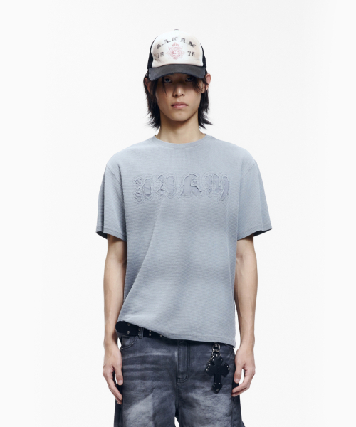 AAKAM(アーカム)の「Reverse Patch Waffle Half Top (Gray)(Tシャツ/カットソー・レディース・その他・3/2/1)」の10枚目の写真
