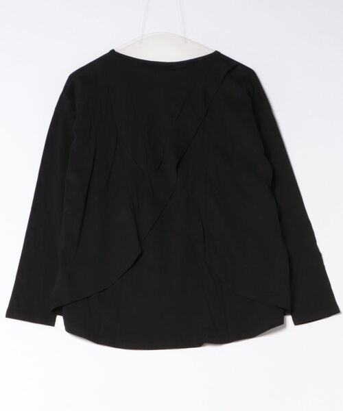 MARAI(マーライ)の「バックダブル長袖Tシャツ(Tシャツ/カットソー・レディース・ブラック/ホワイト・4L~5L/LL~3L)」の17枚目の写真