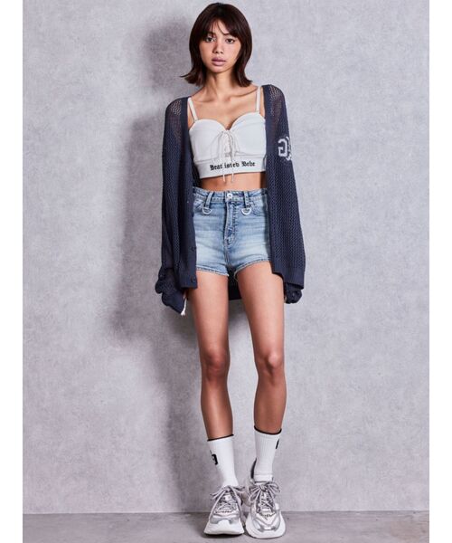 GYDA（ジェイダ）の「GG BICOLOR RIB SOX（ソックス/靴下・レディース・ブラック/グレー/オフホワイト・FREE）」の11枚目の写真