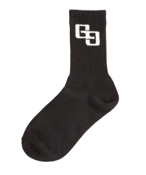 GYDA（ジェイダ）の「GG BICOLOR RIB SOX（ソックス/靴下・レディース・ブラック/グレー/オフホワイト・FREE）」の6枚目の写真