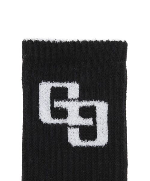 GYDA（ジェイダ）の「GG BICOLOR RIB SOX（ソックス/靴下・レディース・ブラック/グレー/オフホワイト・FREE）」の7枚目の写真