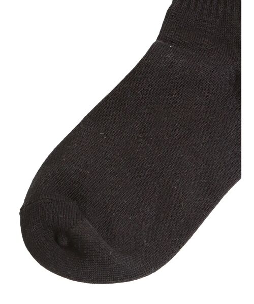 GYDA（ジェイダ）の「GG BICOLOR RIB SOX（ソックス/靴下・レディース・ブラック/グレー/オフホワイト・FREE）」の8枚目の写真
