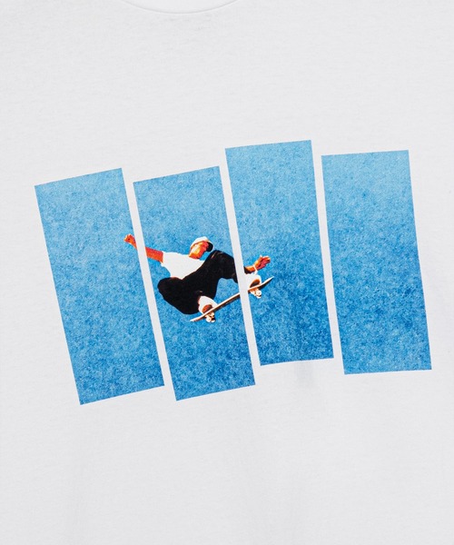 BEDWIN & THE HEARTBREAKERS(ベドウィン アンド ザ ハートブレイカーズ)の「S/S PRINTED TEE "SKATE"(Tシャツ/カットソー・メンズ・オレンジ/ブルー・X-LARGE/LARGE/MEDIUM/SMALL)」の4枚目の写真