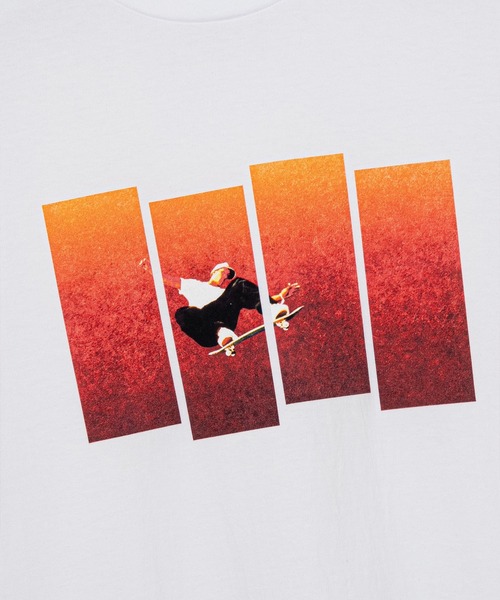 BEDWIN & THE HEARTBREAKERS(ベドウィン アンド ザ ハートブレイカーズ)の「S/S PRINTED TEE "SKATE"(Tシャツ/カットソー・メンズ・オレンジ/ブルー・X-LARGE/LARGE/MEDIUM/SMALL)」の8枚目の写真
