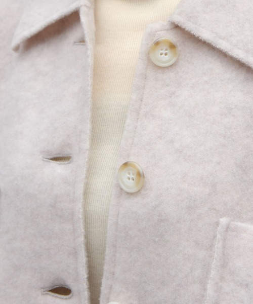 MEYAME/メヤメ ライトウールショートジャケット LIGHT WOOL SHROT