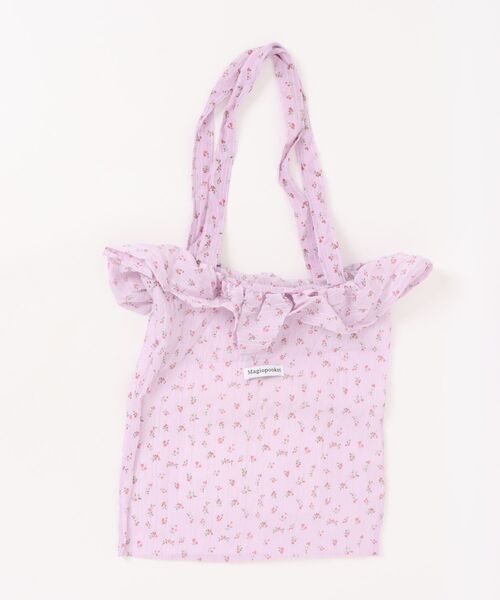 ammy.(エイミードット)の「【 ammy. / エイミードット 】 ワッシャー フラワー トートバッグ/A4対応(トートバッグ・レディース・パープル/アイボリー/ブルー・FREE)」の9枚目の写真