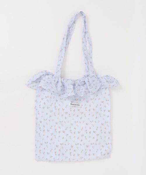 ammy.(エイミードット)の「【 ammy. / エイミードット 】 ワッシャー フラワー トートバッグ/A4対応(トートバッグ・レディース・パープル/アイボリー/ブルー・FREE)」の10枚目の写真