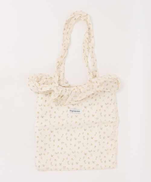 ammy.(エイミードット)の「【 ammy. / エイミードット 】 ワッシャー フラワー トートバッグ/A4対応(トートバッグ・レディース・パープル/アイボリー/ブルー・FREE)」の11枚目の写真