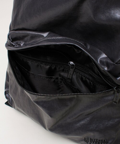 UNIVERSAL OVERALL(ユニバーサルオーバーオール)の「【UNIVERSAL OVERALL】Surplus ANYTIME daily rucksack(バックパック/リュック・メンズ・チャコールグレー/ダークカーキ・FREE)」の10枚目の写真