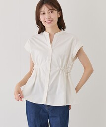 ハイストレッチペプラムブラウス