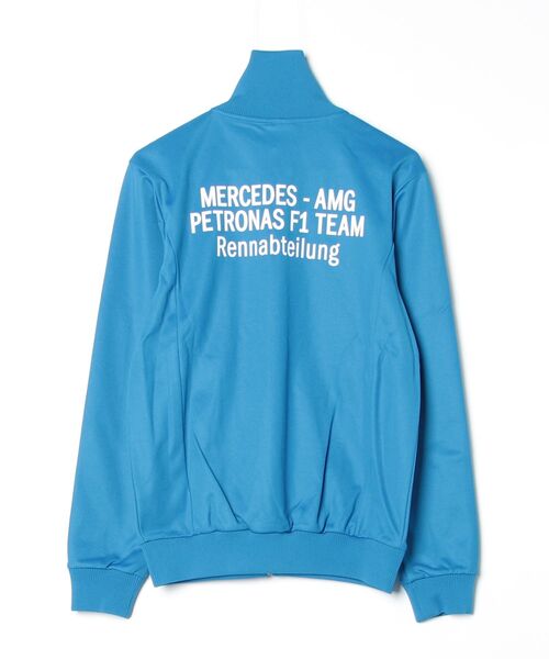 adidas(アディダス)の「MERCEDES AMG PETRONAS FORMULA 1 TEAM ブルー ワンダー トラックトップ / ジャージ / トラックジャケット / アディダス adidas(ジャージ・メンズ・ブルー・LARGE/XXX-LARGE/XXXX-LARGE/X-LARGE/SMALL/MEDIUM)」の6枚目の写真