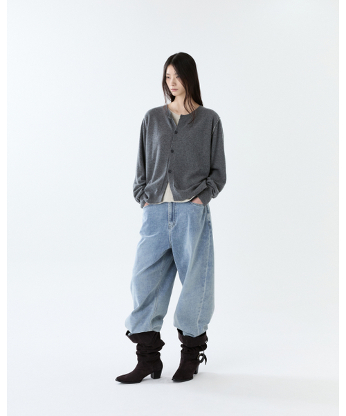 THEENDQUESTION（ジエンドクエスチョン）の「Double layer cardigan / GRAY（カーディガン/ボレロ・レディース・その他・1/2）」の4枚目の写真