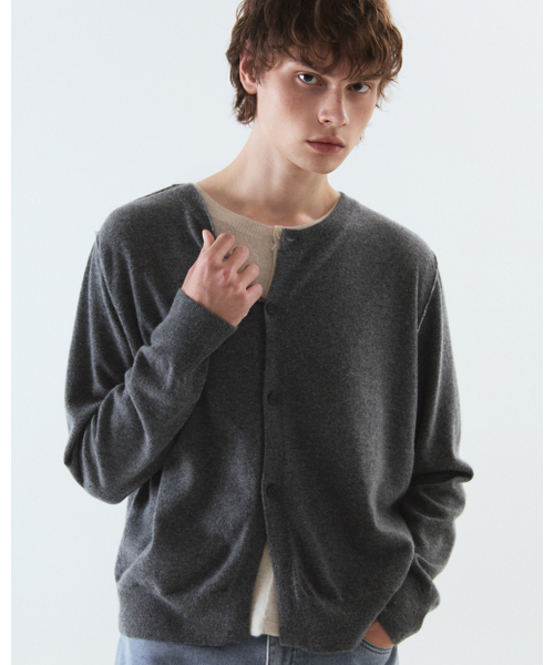 THEENDQUESTION（ジエンドクエスチョン）の「Double layer cardigan / GRAY（カーディガン/ボレロ・レディース・その他・1/2）」の8枚目の写真