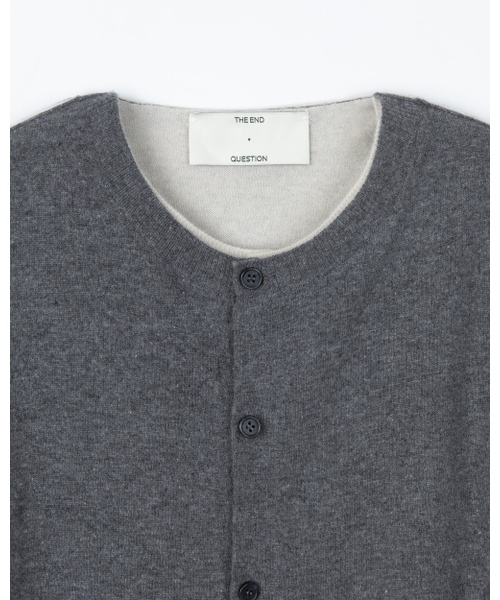 THEENDQUESTION（ジエンドクエスチョン）の「Double layer cardigan / GRAY（カーディガン/ボレロ・レディース・その他・1/2）」の11枚目の写真