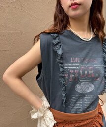 レースバンドTシャツ