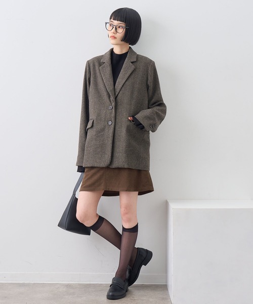 NOGLE(ノグル)の「【NOGLE/ノグル】ミニコーデュロイスカート(スカート・レディース・ベージュ/ブラウン/ブラック・M/S)」の9枚目の写真