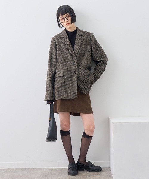 NOGLE(ノグル)の「【NOGLE/ノグル】ミニコーデュロイスカート(スカート・レディース・ベージュ/ブラウン/ブラック・M/S)」の10枚目の写真
