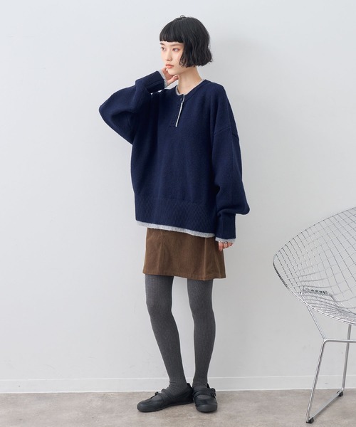 NOGLE(ノグル)の「【NOGLE/ノグル】ミニコーデュロイスカート(スカート・レディース・ベージュ/ブラウン/ブラック・M/S)」の22枚目の写真