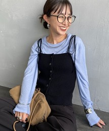 セール】Freada/フリーダ インド 肩リボン 刺繍 リメイク風