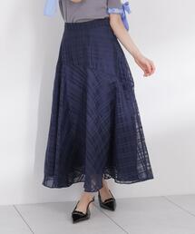 PROPORTION BODY DRESSING | シアーチェックスカート / 1216220801(スカート)
