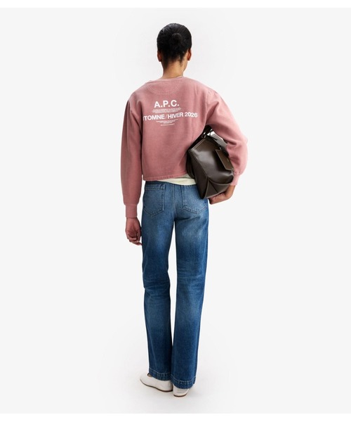 A.P.C.（アーペーセー）の「A.P.C. Automne 26 スウェットシャツ（スウェット・レディース・ピンク系その他・S/M）」の4枚目の写真