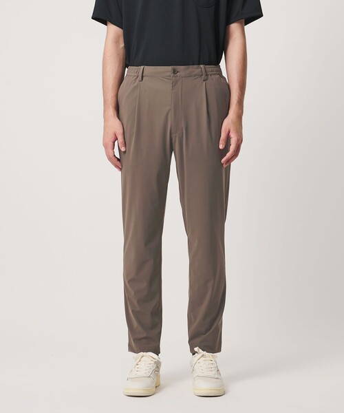 UNITED ARROWS(ユナイテッドアローズ)の「ナイロン/ポリウレタン エコニール 1プリーツ ハーフギャザー イージーパンツ タテヨコストレッチ(その他パンツ・メンズ・ブラック/モカ・M/XL/S/L)」の12枚目の写真