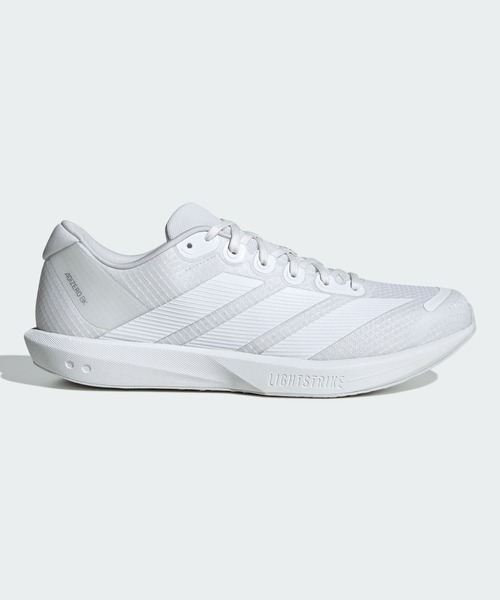 adidas(アディダス)の「アディゼロ BK / Adizero BK / ランニングシューズ / アディダス adidas(スニーカー・メンズ・ホワイト・22.0cm/22.5cm/23.0cm/23.5cm/24.0cm/24.5cm/25.0cm/25.5cm/26.0cm/26.5cm/27.0cm/27.5cm/28.0cm/28.5cm/29.0cm)」の1枚目の写真
