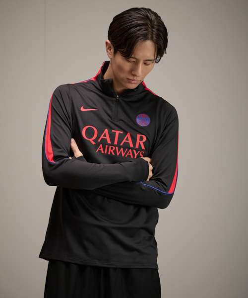 NIKE（ナイキ）の「【NIKE / ナイキ】PSG M NK DF STRK DRILL TOP K（Tシャツ/カットソー・メンズ・ブラック・SMALL/MEDIUM/LARGE/X-LARGE）」の12枚目の写真