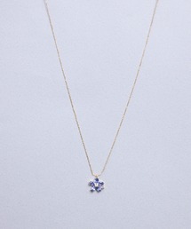 Zoule（ゾーラ）の「Zoule ゾーラ：FLOWER LETTER SERIES　jewel flower letter10　花言葉　リンドウ　ネックレス（ネックレス）」