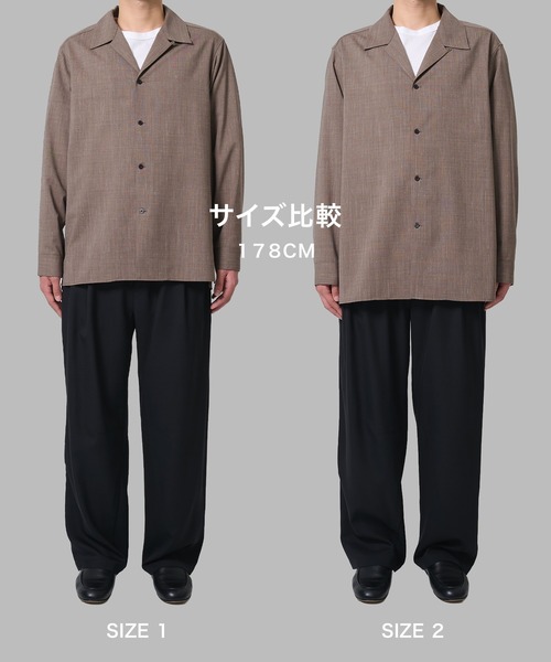 STUDIOUS(ステュディオス)の「【STUDIOUS】Linenwool Cupra Shirts(シャツ/ブラウス・メンズ・タン/ブラウン・1/2)」の5枚目の写真
