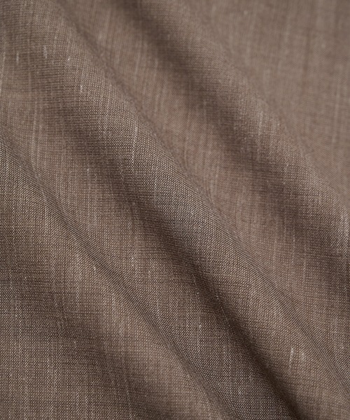 STUDIOUS(ステュディオス)の「【STUDIOUS】Linenwool Cupra Shirts(シャツ/ブラウス・メンズ・タン/ブラウン・1/2)」の9枚目の写真