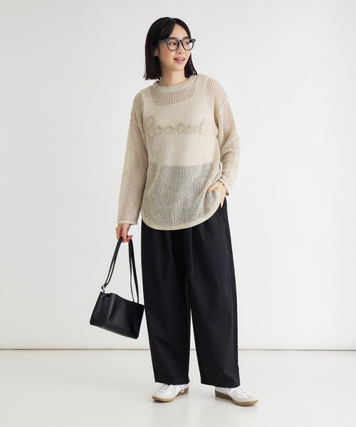 HONEYSUCKLE ROSE(ハニーサックルローズ)の「タックボリュームパンツ(その他パンツ・レディース・ライトグレー/ブラック/グレー・04/05)」の10枚目の写真