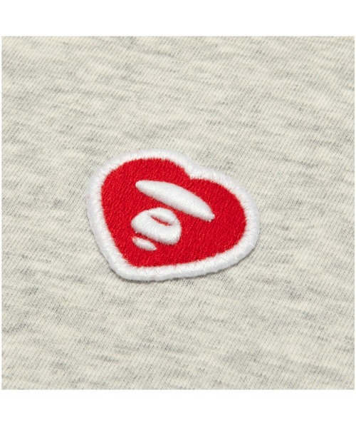AAPE BY A BATHING APE(エーエイプバイアベイシングエイプ)の「AAPE NOW HEART RAGLAN LONG SLEEVE TEE(Tシャツ/カットソー・メンズ・パープル・MEDIUM/LARGE)」の3枚目の写真
