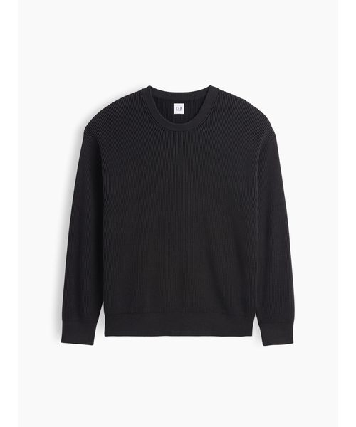 GAP（ギャップ）の「リラックスフィット フィッシャーマンステッチ クルーネックセーター（ニット/セーター・メンズ・ブルー系その他/レッド系その他/ネイビー/グリーン/グレー/ベージュ・XL/L/M/S/XS）」の15枚目の写真