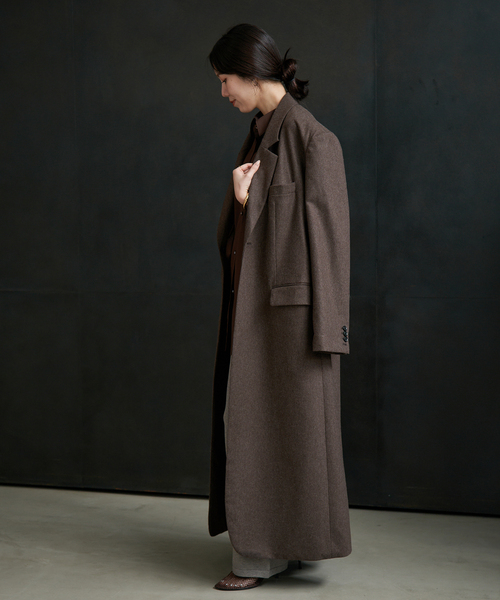 plage(プラージュ)の「《六本木店・WEB限定》R’IAM VERY LONG TAILORD コート(その他アウター・レディース・ブラウン・40/38/36)」の4枚目の写真