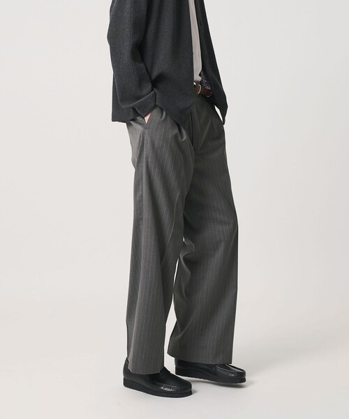 BEAUTY&YOUTH UNITED ARROWS(ビューティーアンドユースユナイテッドアローズ)の「ピンストライプ ワイド ストレート スラックス NO.10(スラックス・メンズ・ブラック/グレー系・S/L/M/XL)」の12枚目の写真