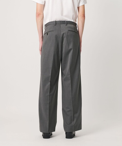 BEAUTY&YOUTH UNITED ARROWS(ビューティーアンドユースユナイテッドアローズ)の「ピンストライプ ワイド ストレート スラックス NO.10(スラックス・メンズ・ブラック/グレー系・S/L/M/XL)」の9枚目の写真
