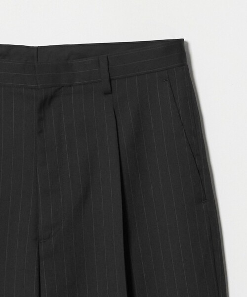 BEAUTY&YOUTH UNITED ARROWS(ビューティーアンドユースユナイテッドアローズ)の「ピンストライプ ワイド ストレート スラックス NO.10(スラックス・メンズ・ブラック/グレー系・S/L/M/XL)」の21枚目の写真