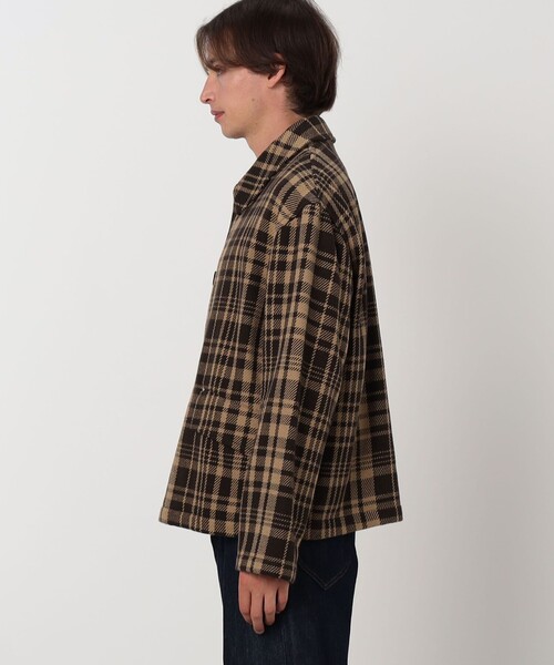 Mackintosh(マッキントッシュ)の「MACKINTOSH HUMBIE SL SHORT コットンチェック ショートブルゾン(ブルゾン・メンズ・ブラウン系その他・40/38/36)」の5枚目の写真