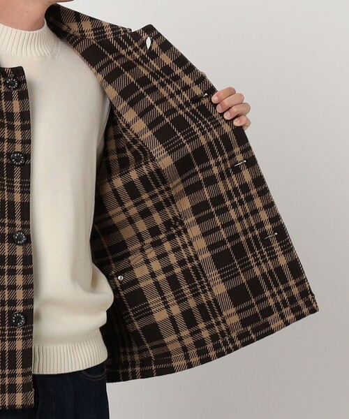 Mackintosh(マッキントッシュ)の「MACKINTOSH HUMBIE SL SHORT コットンチェック ショートブルゾン(ブルゾン・メンズ・ブラウン系その他・40/38/36)」の7枚目の写真