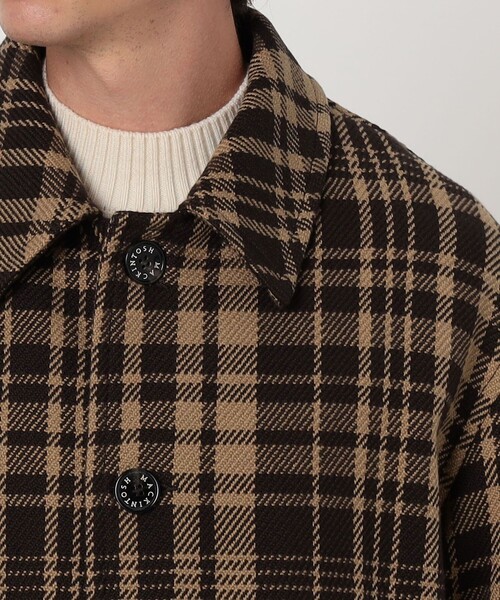 Mackintosh(マッキントッシュ)の「MACKINTOSH HUMBIE SL SHORT コットンチェック ショートブルゾン(ブルゾン・メンズ・ブラウン系その他・40/38/36)」の8枚目の写真