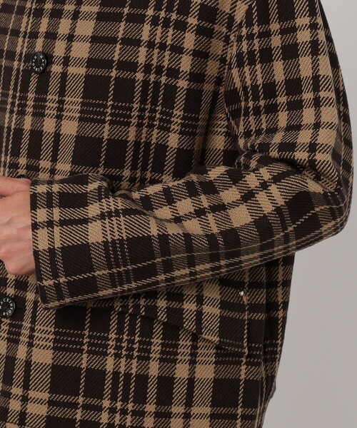 Mackintosh(マッキントッシュ)の「MACKINTOSH HUMBIE SL SHORT コットンチェック ショートブルゾン(ブルゾン・メンズ・ブラウン系その他・40/38/36)」の9枚目の写真