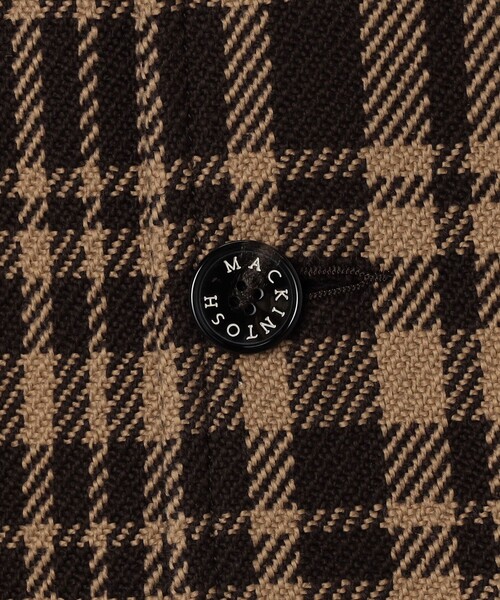 Mackintosh(マッキントッシュ)の「MACKINTOSH HUMBIE SL SHORT コットンチェック ショートブルゾン(ブルゾン・メンズ・ブラウン系その他・40/38/36)」の13枚目の写真